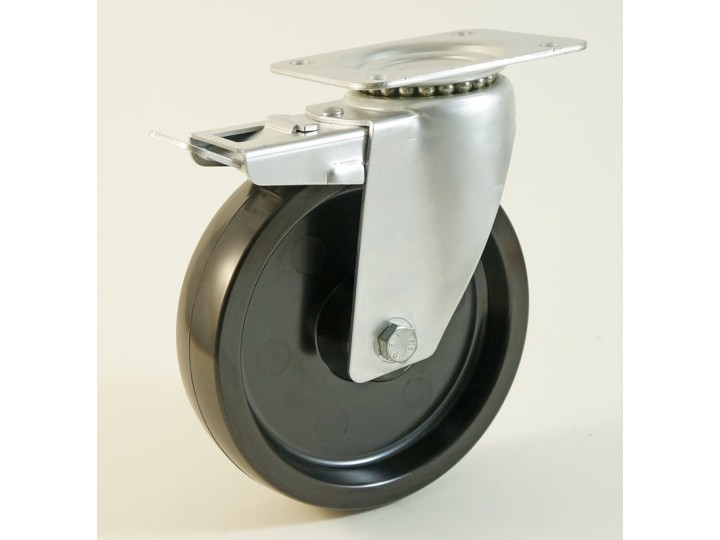 Roulette à platine haute température, roue résine phénolique CU 100 à 300 Kg