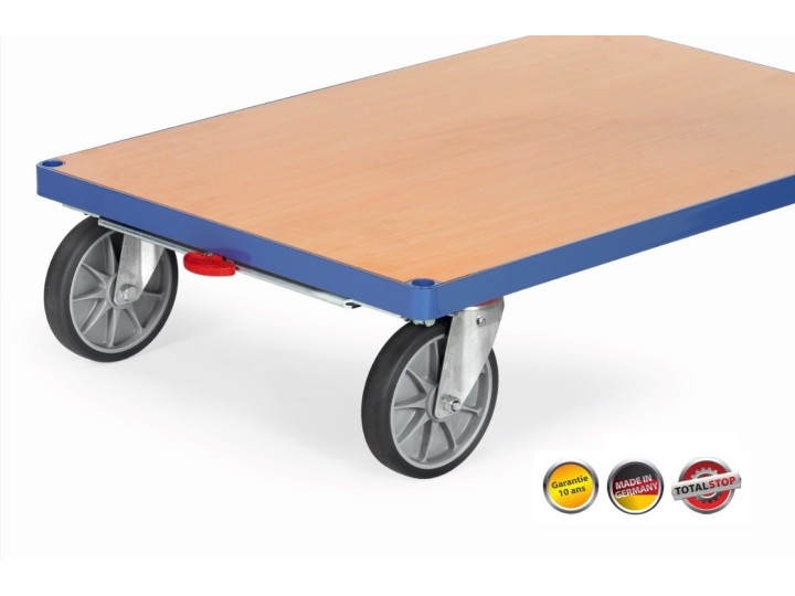 Système de blocage centralisé pour chariots