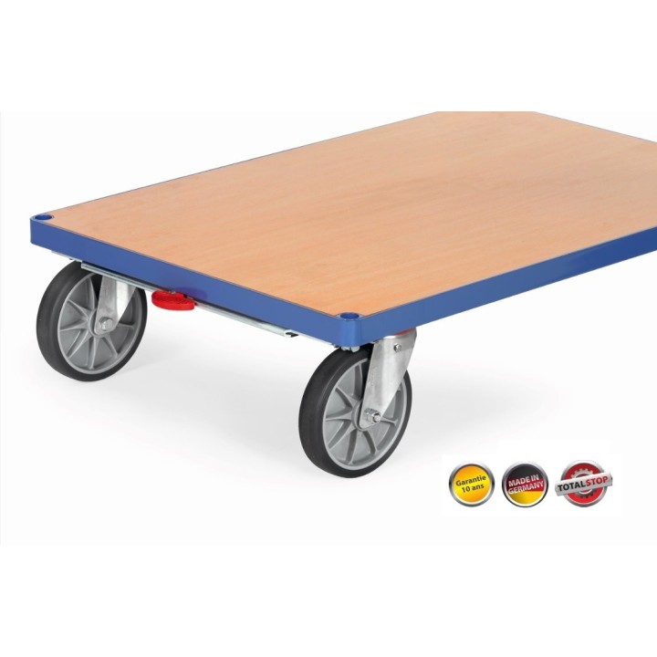 Système de blocage centralisé pour chariots