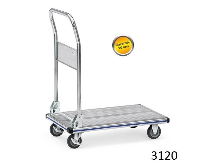 Chariots manuels en aluminium à dossier pliable