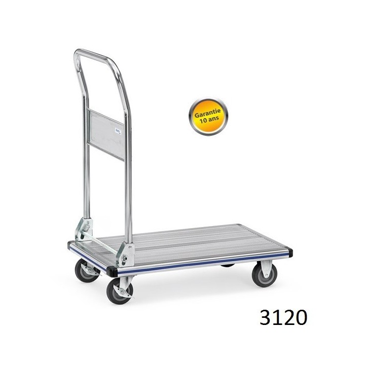 Chariots manuels en aluminium à dossier pliable