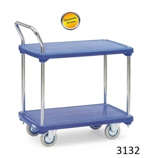 Chariots manuels à 2 étagères