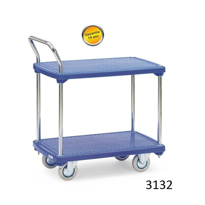 Chariots manuels à 2 étagères