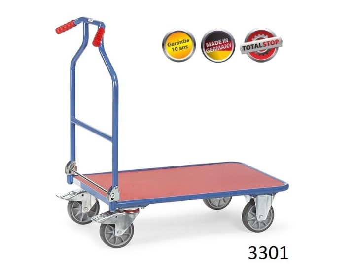 Chariots manuels à dossier pliables "optiliner"