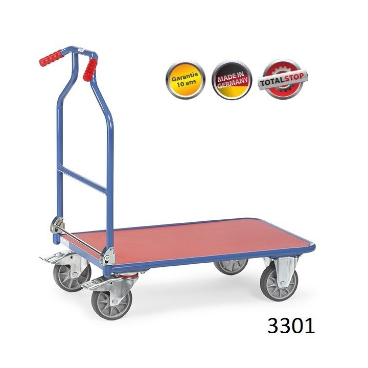 Chariots manuels à dossier pliables "optiliner"