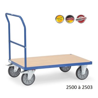 Chariots de manutention à dossier