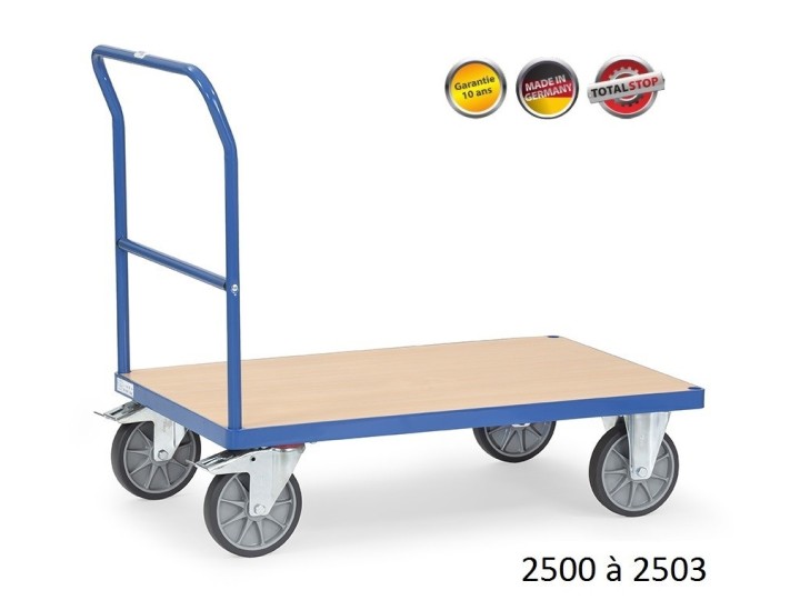 Chariots de manutention à dossier