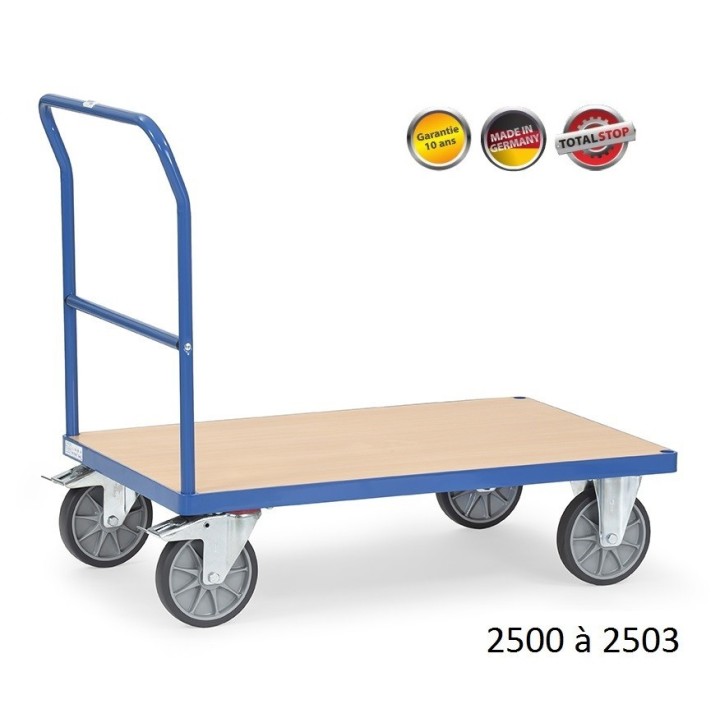 Chariots de manutention à dossier