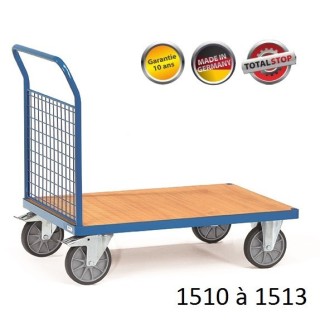 Chariots de manutention à dossier