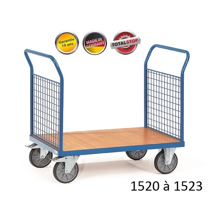 Chariots de manutention à 2 dossiers