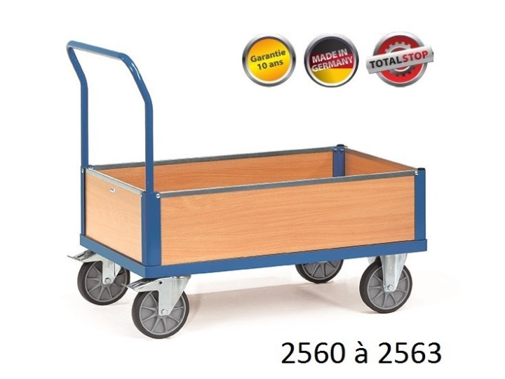 Chariots de manutention caisse