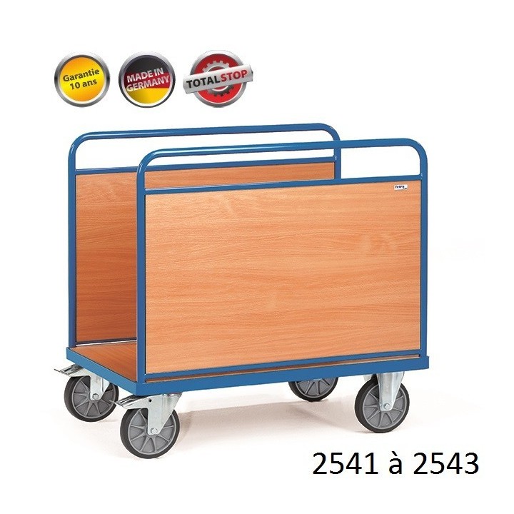 Chariots de manutention à 2 ridelles