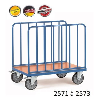 Chariots de manutention à 2 ridelles