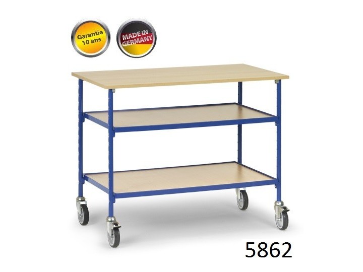 Chariots tables roulantes 