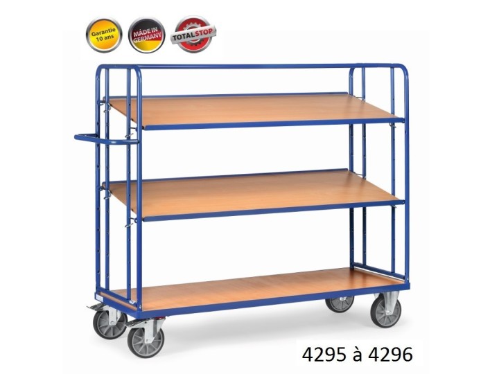 Chariots à plateaux inclinables 