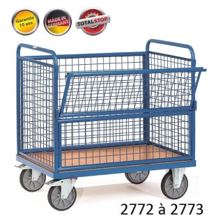 Chariots de manutention caisse