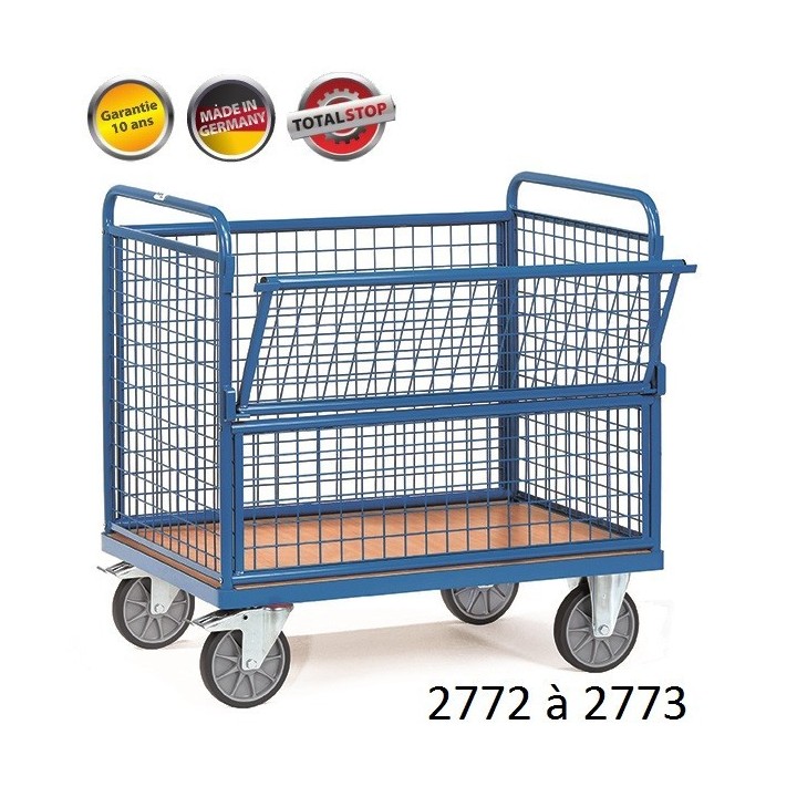 Chariots de manutention caisse