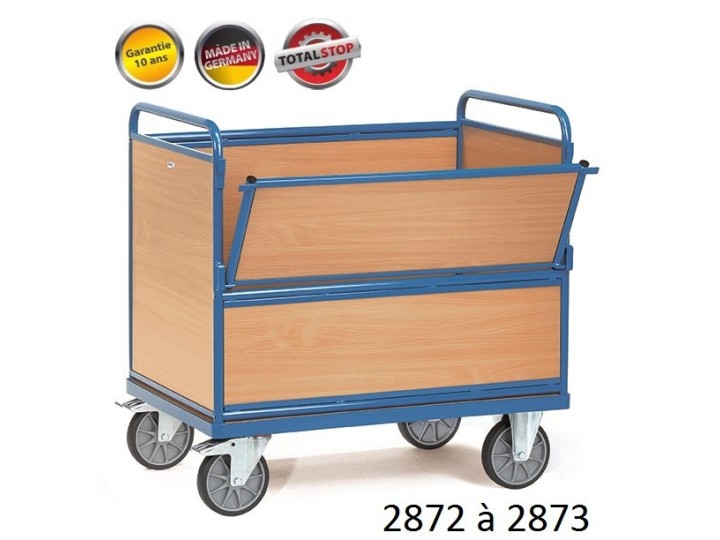 Chariots de manutention caisse