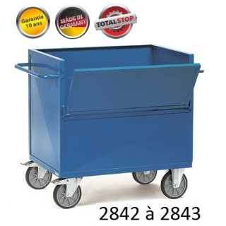 Chariots de manutention caisse 