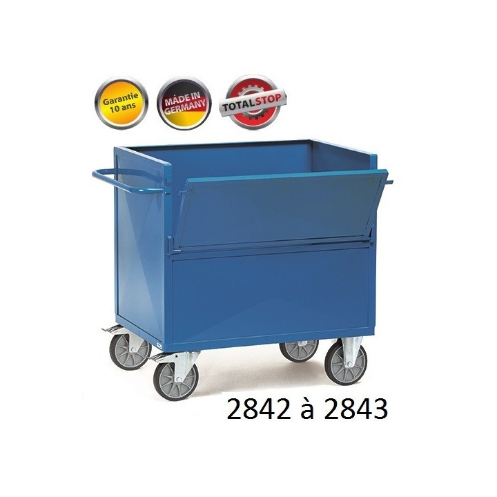 Chariots de manutention caisse 