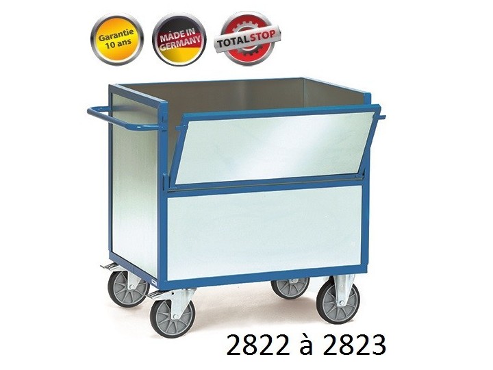 Chariots de manutention caisse