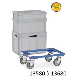 Rouleur pour bacs plastique