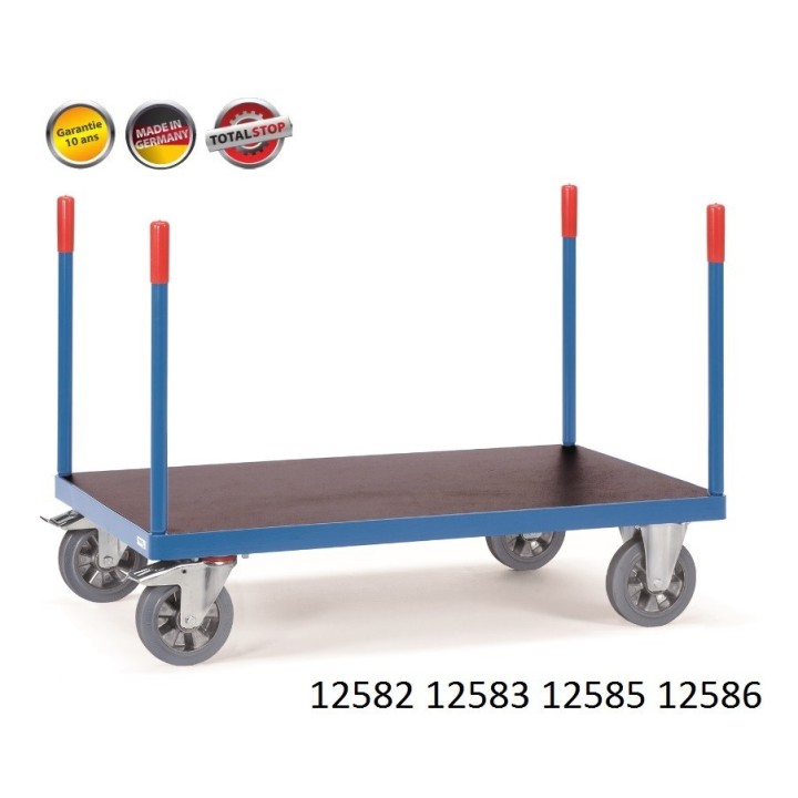 Chariots de manutention à barres de poussée renforcé