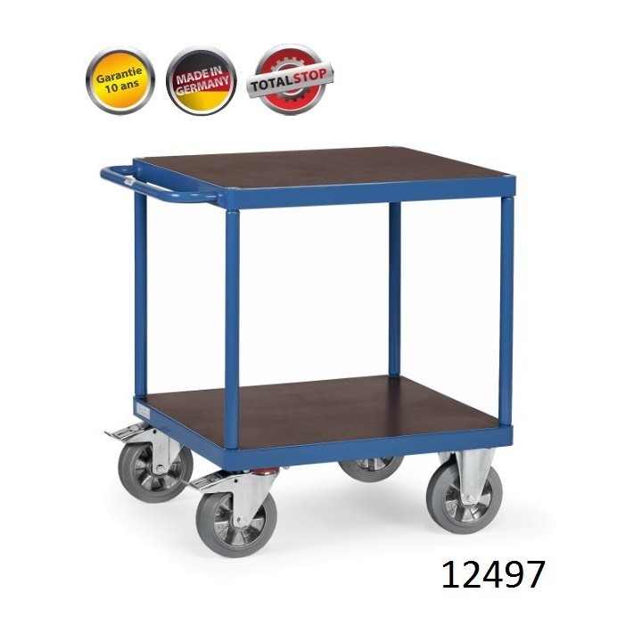 Chariots servantes renforcé à étagères