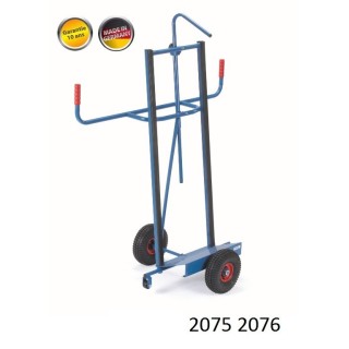 Diable porte panneaux avec protection caoutchouc