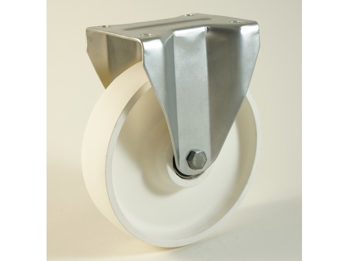 Roulette à platine, roue en polyamide, charges 120 à 400 Kg (série P/22)