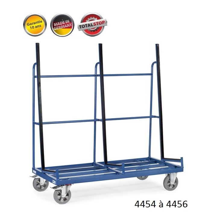 Chariots porte verres ou porte panneaux 