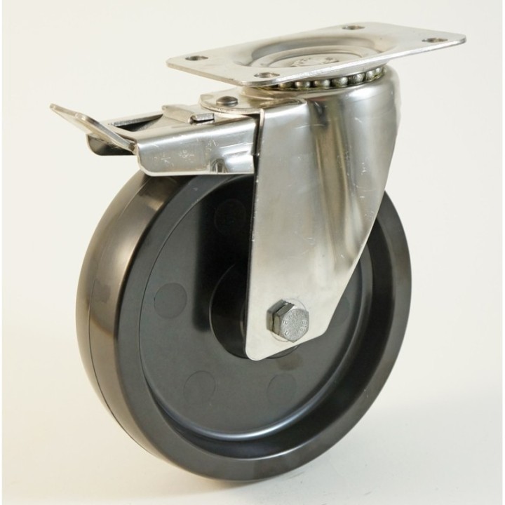 Roulette à platine, inox, haute température - 40° à + 270° C