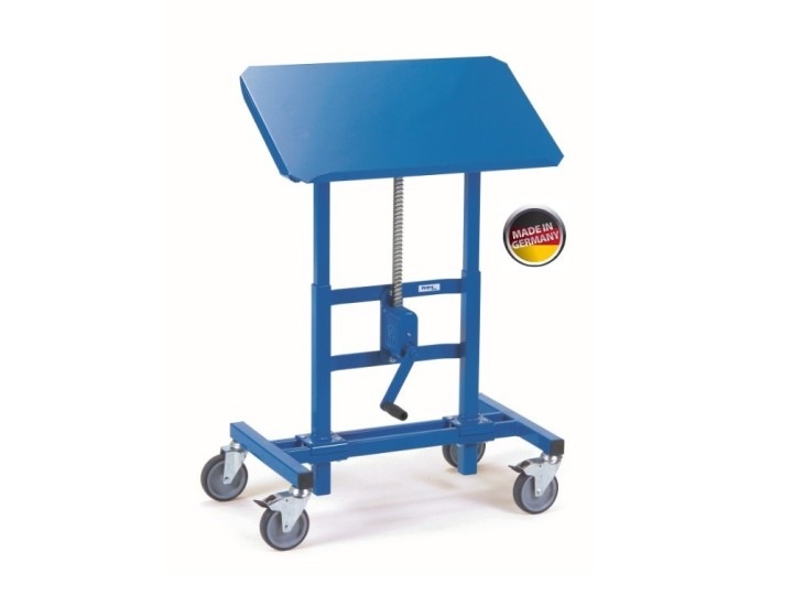 Pupitre d'atelier inclinable pour bacs