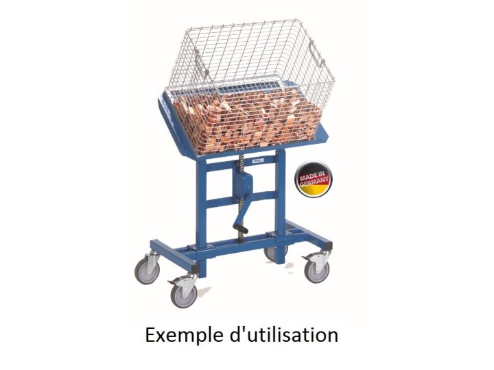 Pupitre d'atelier inclinable pour bacs