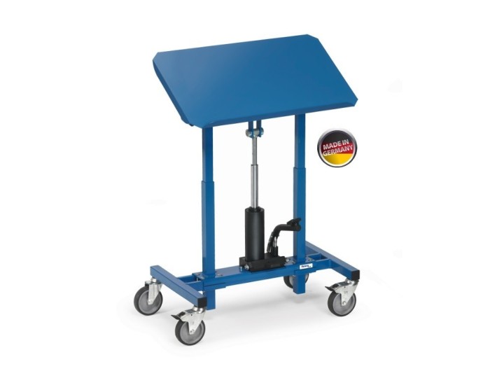 Pupitre d'atelier inclinable pour bacs