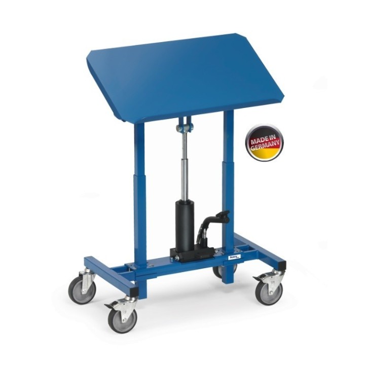 Pupitre d'atelier inclinable pour bacs