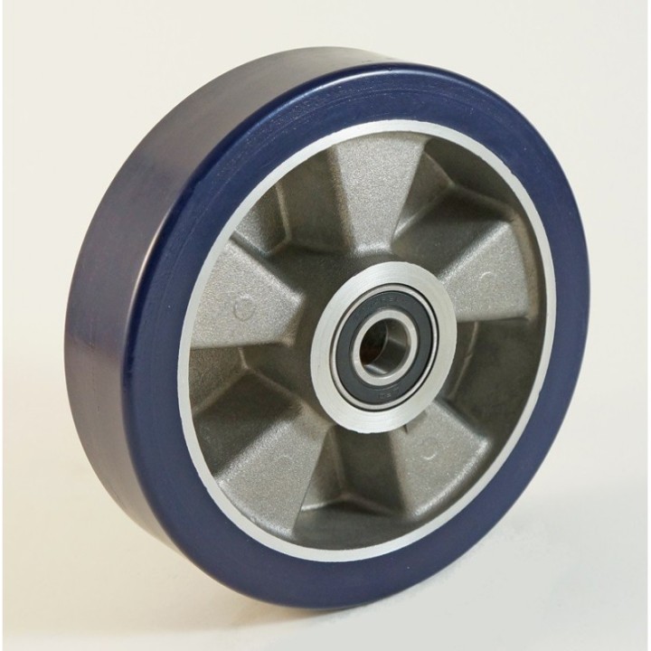 Roue à bandage polyuréthane souple charge 150 à 700 Kg (série TB)
