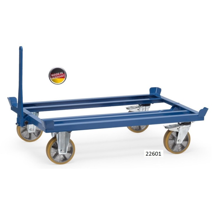 Rouleur de palette pour déplacement en train