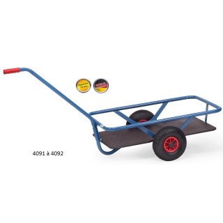 Char à bras léger avec plateforme CU 200 kg