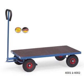 Char à bras léger avec plateforme CU 500 kg