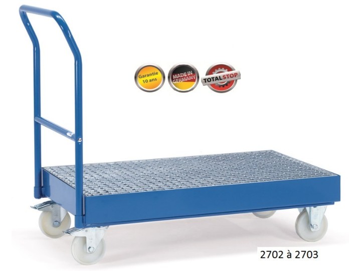 Chariot porte fûts CU 400 à 600 Kg