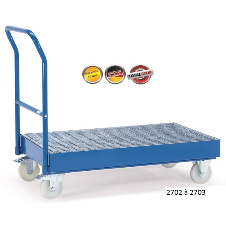 Chariot porte fûts CU 400 à 600 Kg