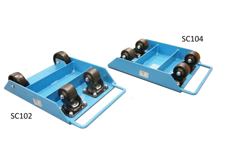 Patin rouleur sur roulettes charge 1000 Kg