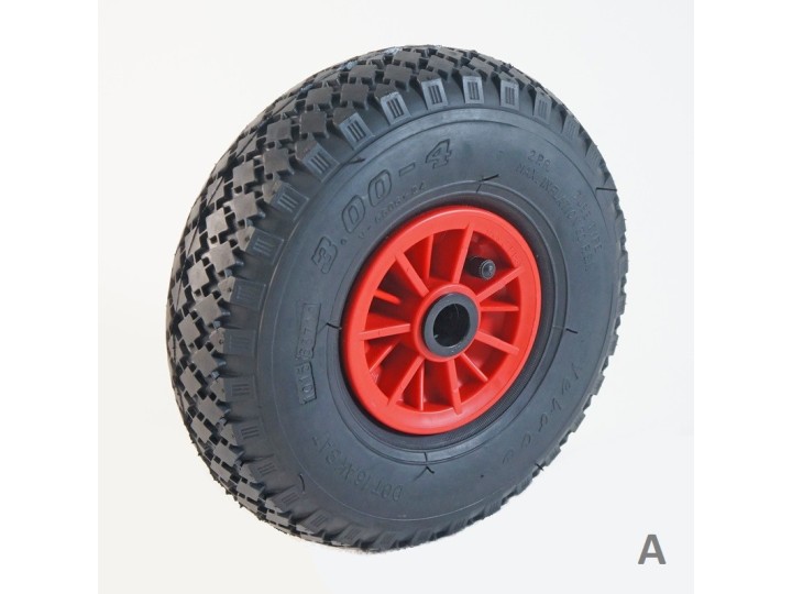 Roue gonflable jante polypropylène (série GP)