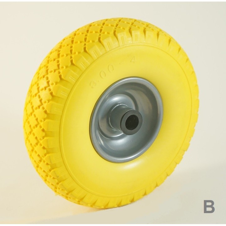 Roue increvable en mousse de polyuréthane (série IP-IT)