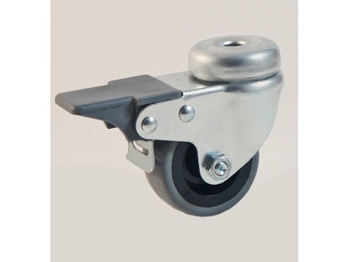 Roulette à oeil bandage caoutchouc non marquant CU 40 à 55 Kg