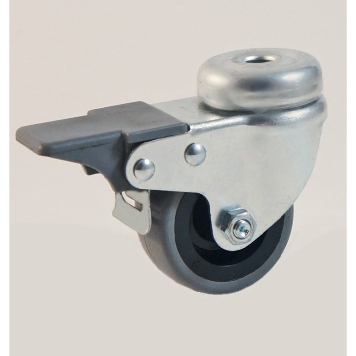 Roulette à oeil bandage caoutchouc non marquant CU 40 à 55 Kg