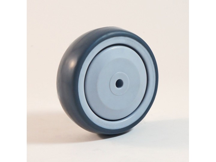 Roue de collectivités caoutchouc, moyeu sur roulements à billes