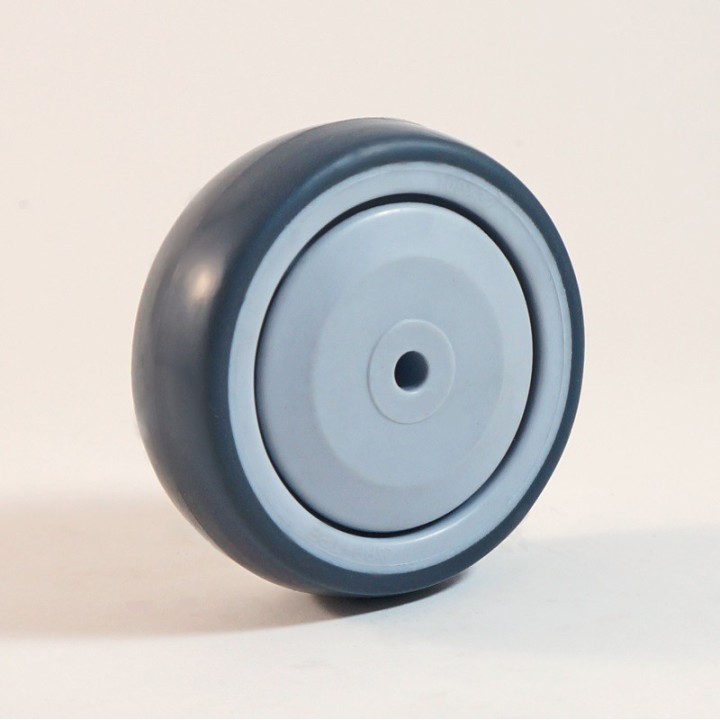 Roue de collectivités caoutchouc, moyeu sur roulements à billes