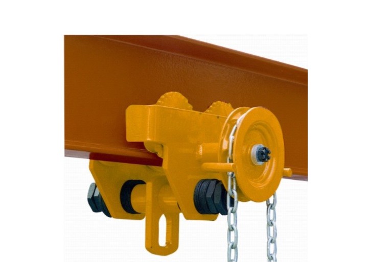Chariots porte palans manuel à chaîne, charge 500 Kg, série HGT.